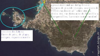 Emplacement idéal pour vsiter a pied, vélo les Embiez ou le Cap Sicié!