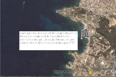 plage de sable fin , centre commercial,port a quelques minutes a pied!